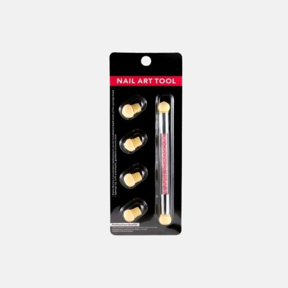 Esponja Para Degradado Nail Art 2 Esponja Para Degradado Nail Art - Imagen 2