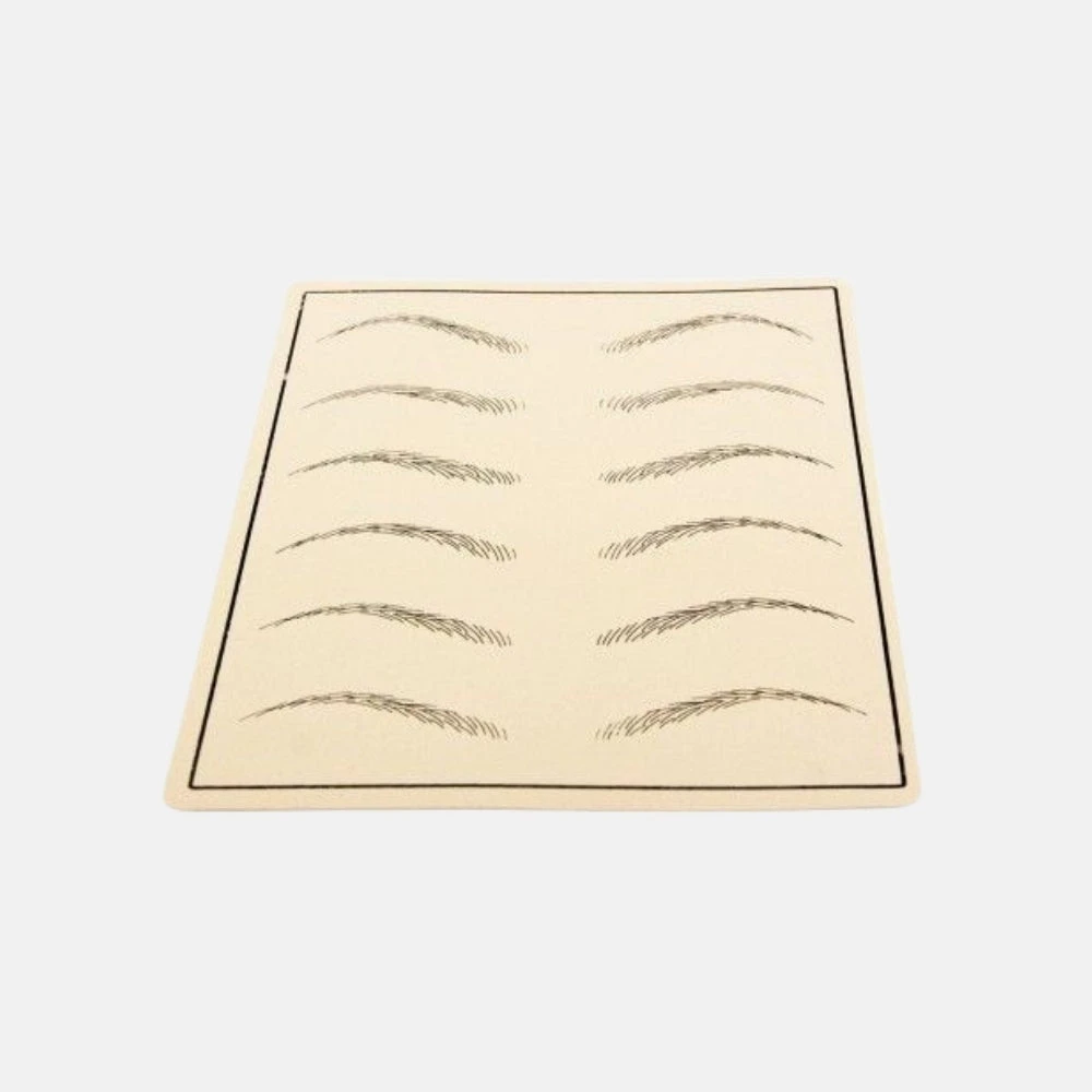 Piel Sintética Con Cejas Para Práctica De Microblading 2 Piel Sintética Con Cejas Para Práctica De Microblading - Imagen 2
