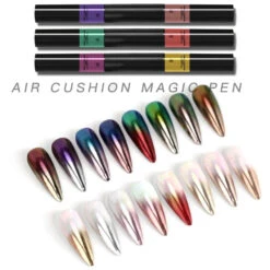 Polvo Efecto Espejo De 2 Tonos En Bolígrafo Con Esponja -Seena Owell Ventas 2960