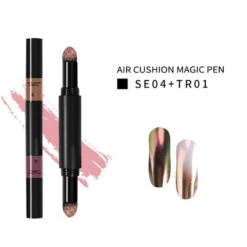 Polvo Efecto Espejo De 2 Tonos En Bolígrafo Con Esponja -Seena Owell Ventas 3089