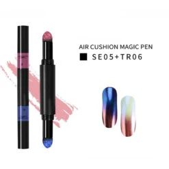 Polvo Efecto Espejo De 2 Tonos En Bolígrafo Con Esponja -Seena Owell Ventas 3090