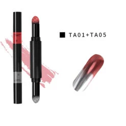 Polvo Efecto Espejo De 2 Tonos En Bolígrafo Con Esponja -Seena Owell Ventas 3092