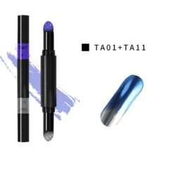 Polvo Efecto Espejo De 2 Tonos En Bolígrafo Con Esponja -Seena Owell Ventas 3095