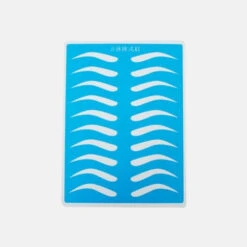 Piel Sintética Azul Con Guía Para Práctica De Microblading