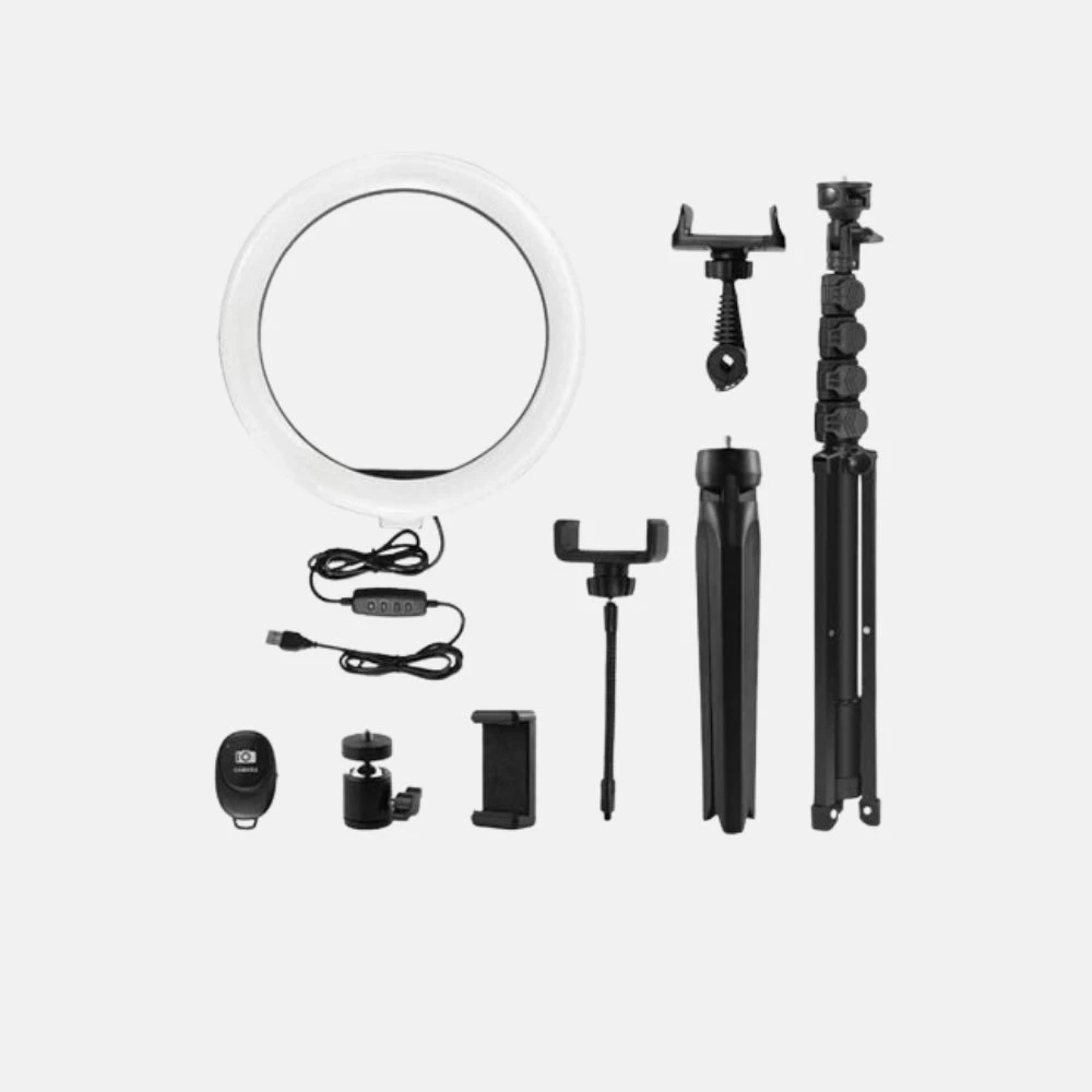 Lámpara Aro Luz Led 26 Cm Sobremesa - Pollié 1 Lámpara Aro Luz Led 26 Cm Sobremesa - Pollié