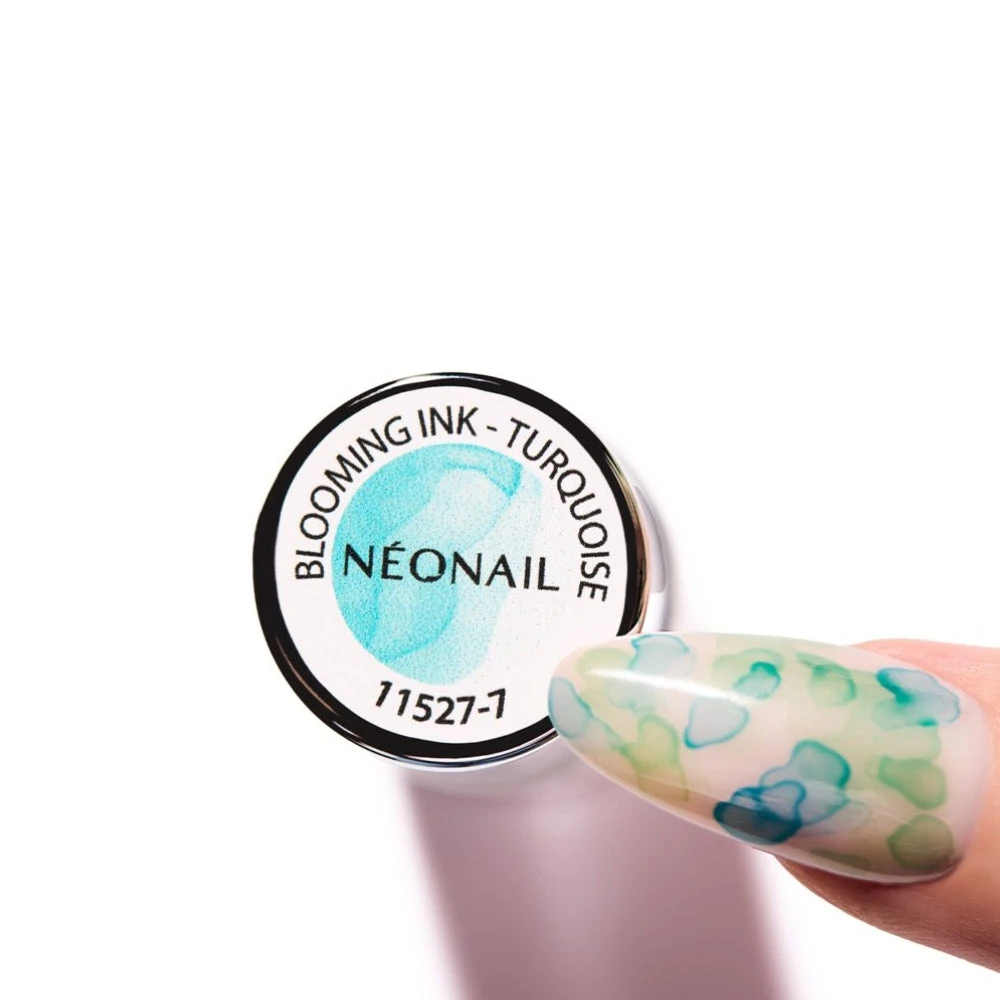 Tinta Para Decoraciones Blooming Ink Turquesa - Neonail 3 Tinta Para Decoraciones Blooming Ink Turquesa - Neonail - Imagen 3