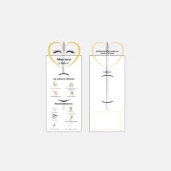 Tarjeta Cuidados Posteriores Extensiones De Pestañas - 50 Unidades