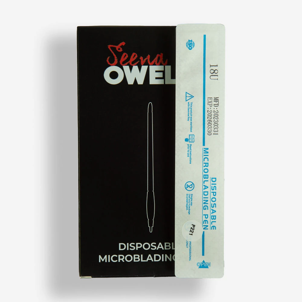 Pluma Desechable Para Microblading 9CF 0.18 2 Pluma Desechable Para Microblading 9CF 0.18 - Imagen 2