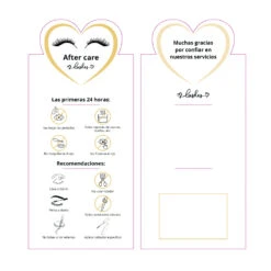 Tarjeta Cuidados Posteriores Extensiones De Pestañas - 50 Unidades -Seena Owell Ventas Tarjetacuidadospost. 128b28ed 3378 4c8d 975f be752351afc3